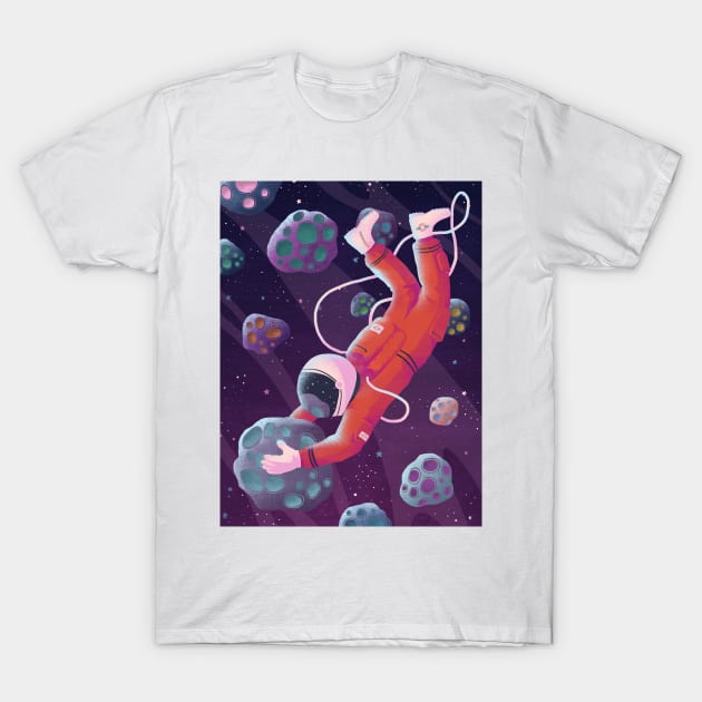 Asteroids T-Shirt by beesants